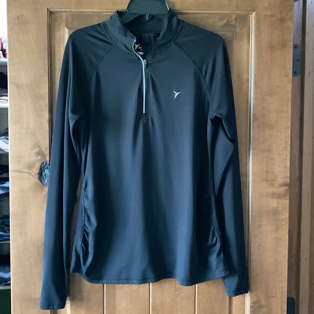 Old Navy Active Maternity Long Sleeve Top Black
